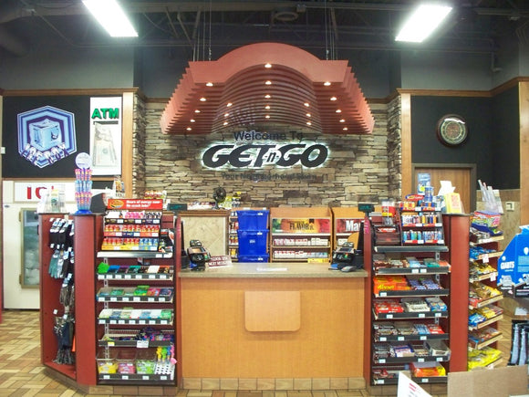 gas station counter design